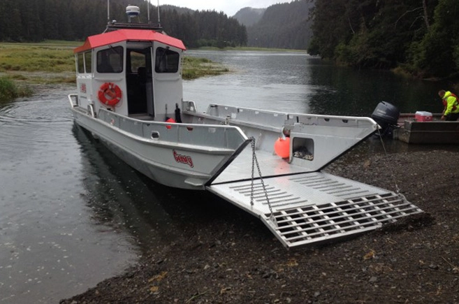 Water Taxi Landing Craft in Remote Locations