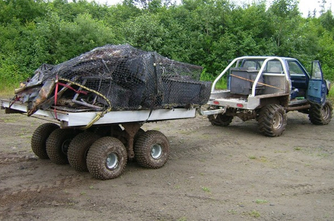 Remote Access Cleanup Trailers